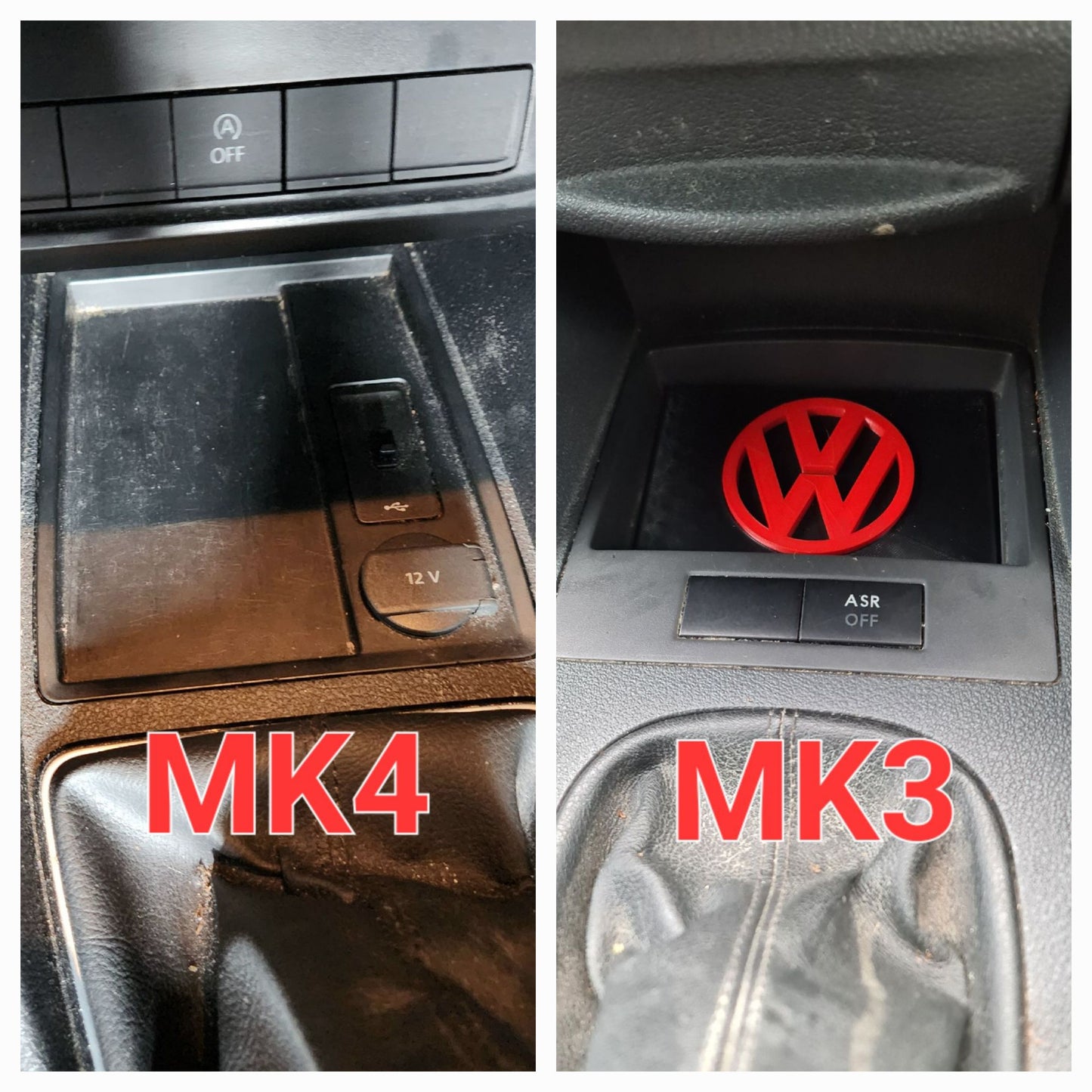 4 Part Carbon Fibre Cupholder set