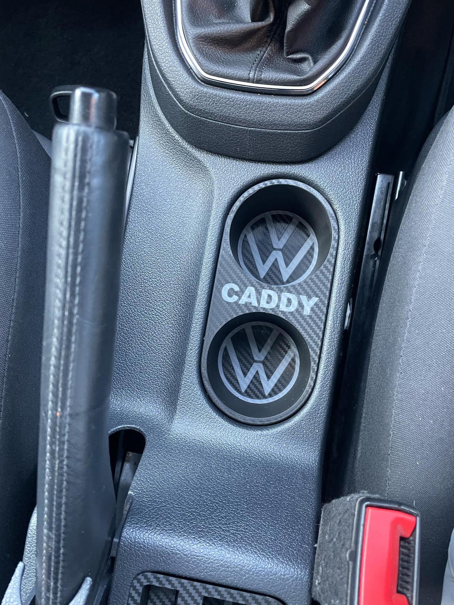 4 Part Carbon Fibre Cupholder set