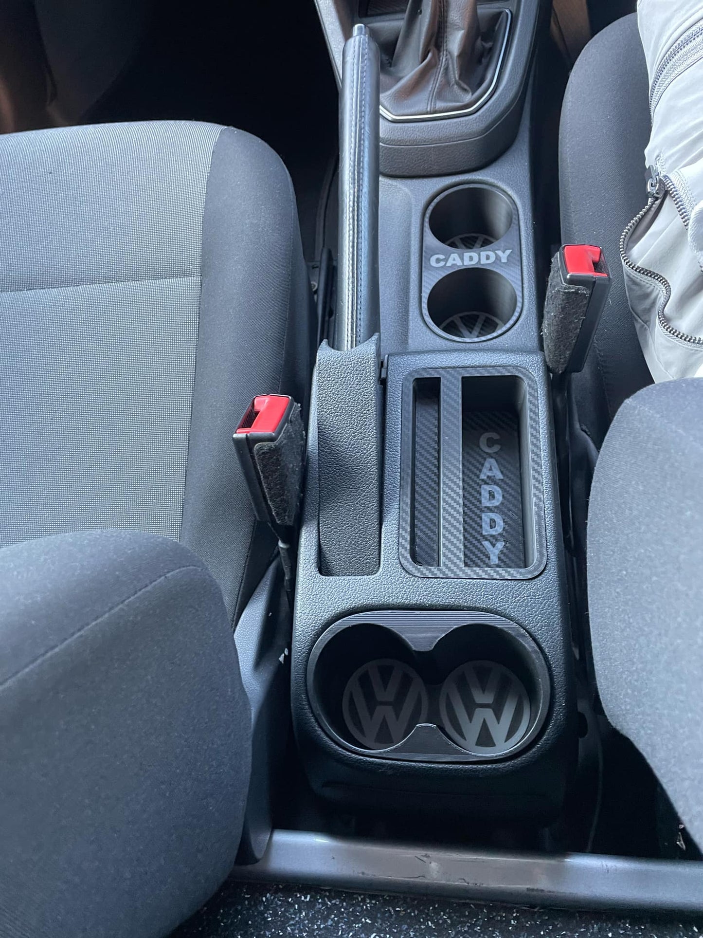 4 Part Carbon Fibre Cupholder set