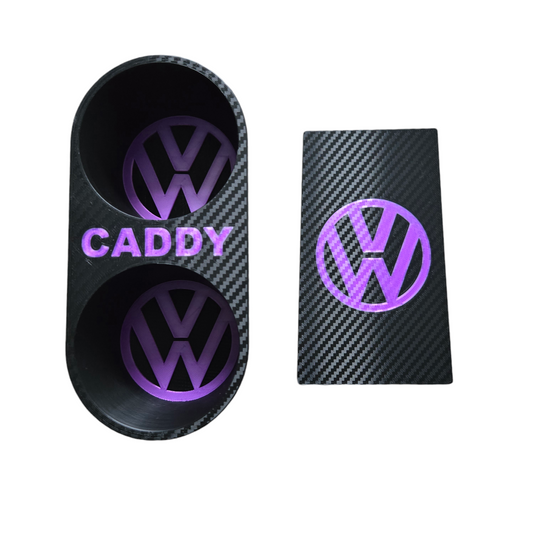 Caddy & Touran 2 and 3 part  insert sets. with carbon fibre effect.